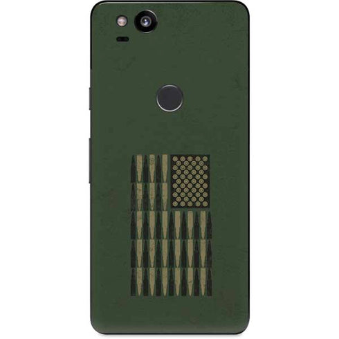 Bullet American Flag Google Pixel 2 Skin